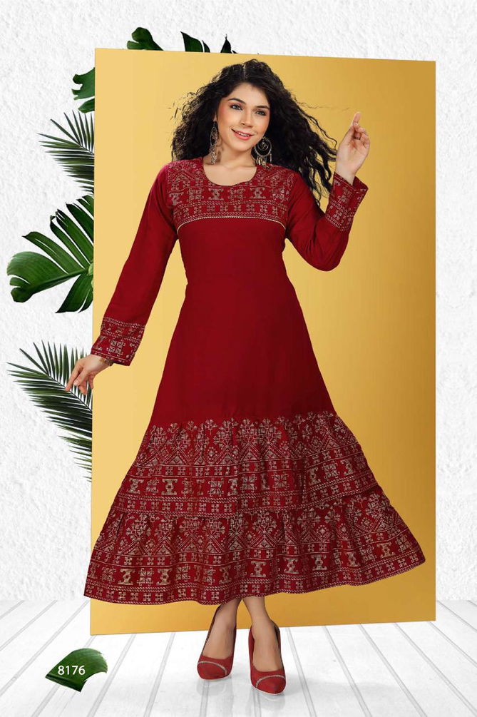 Riyaa Paridhi Heavy Designer Party Wear Anarkali Kurti Collection